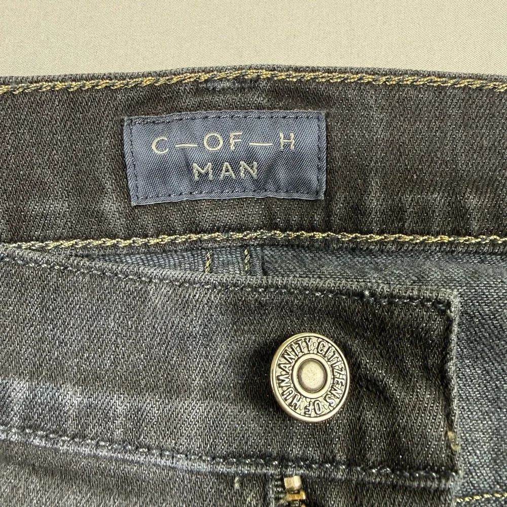 Citizens Of Humanity Jeans Mens 34x32 SID Relaxed Straight Leg Dark Blue Stretch